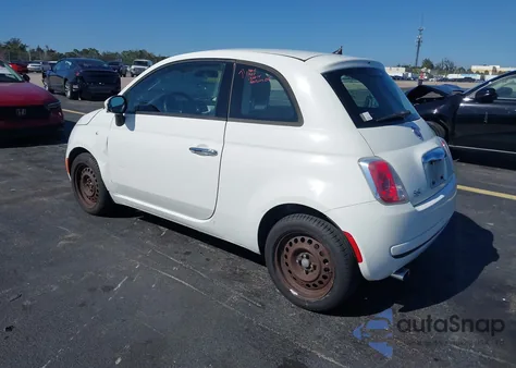 2015 Fiat 500 Pop from USA, damaged, VIN 3C3CFFAR3FT624483
